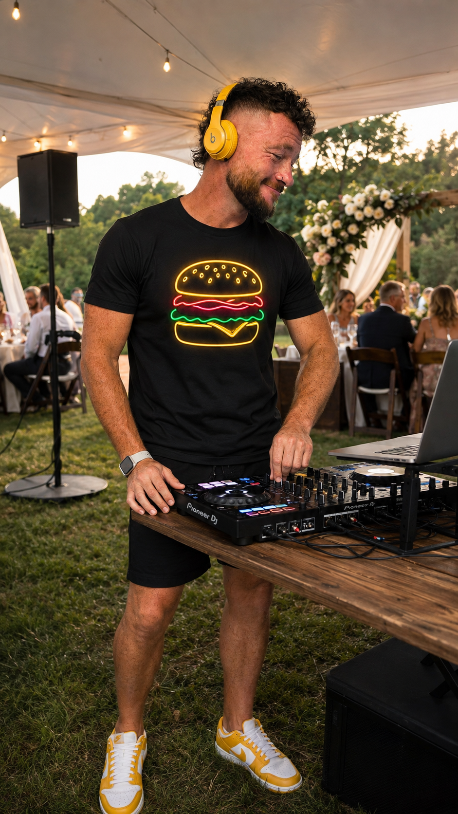 DJ JOSHH at the decks